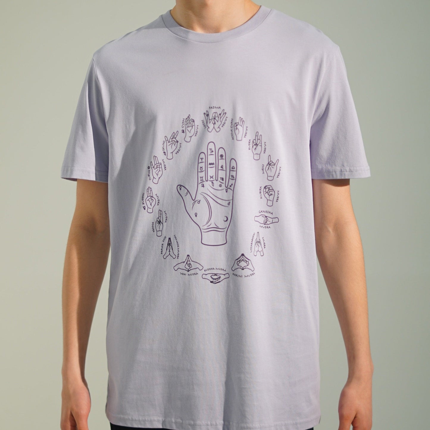MUDRA Print Unisex Crew T shirt