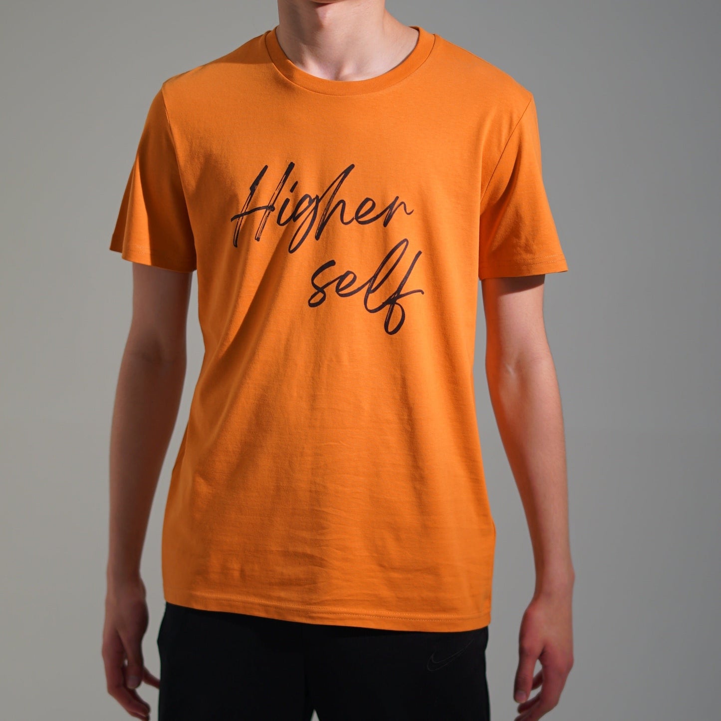 HIGHER SELF Print Unisex Crew T shirt