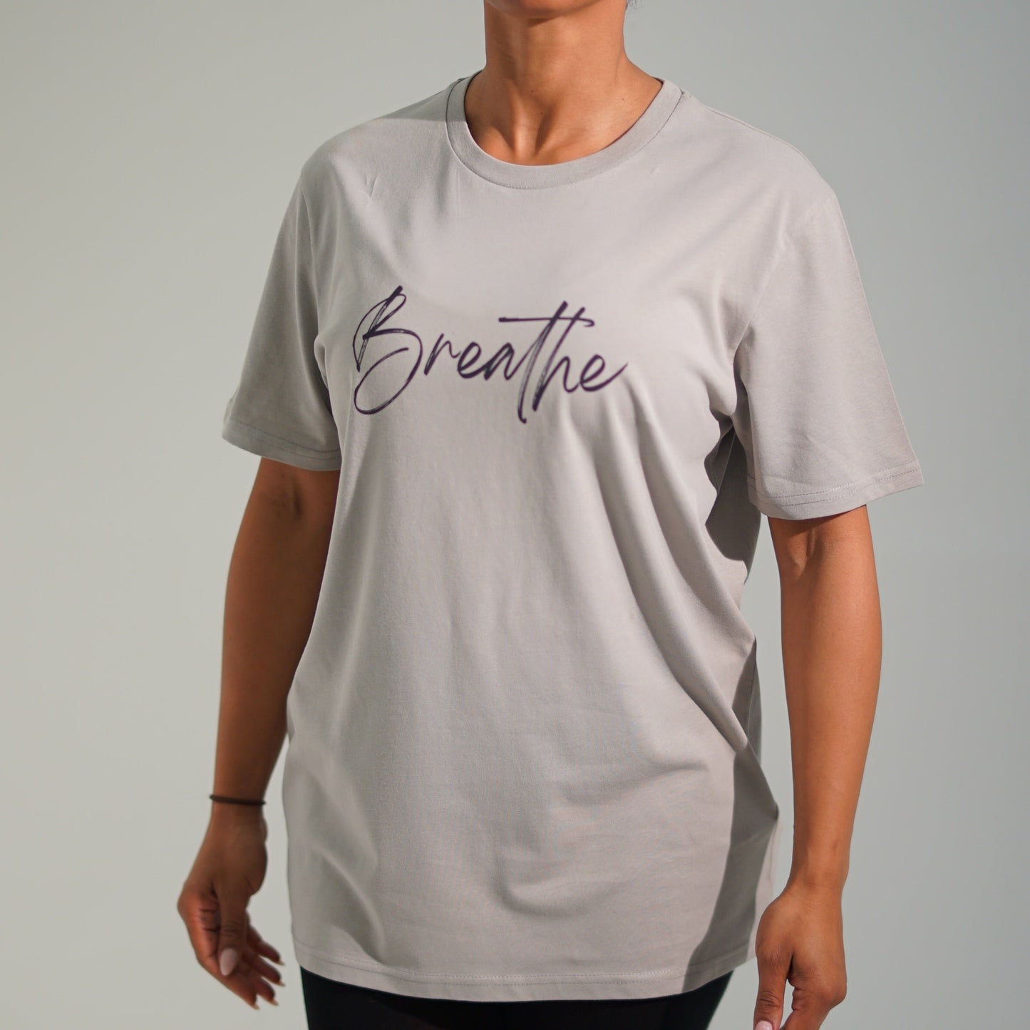 BREATHE Print Unisex Crew T shirt