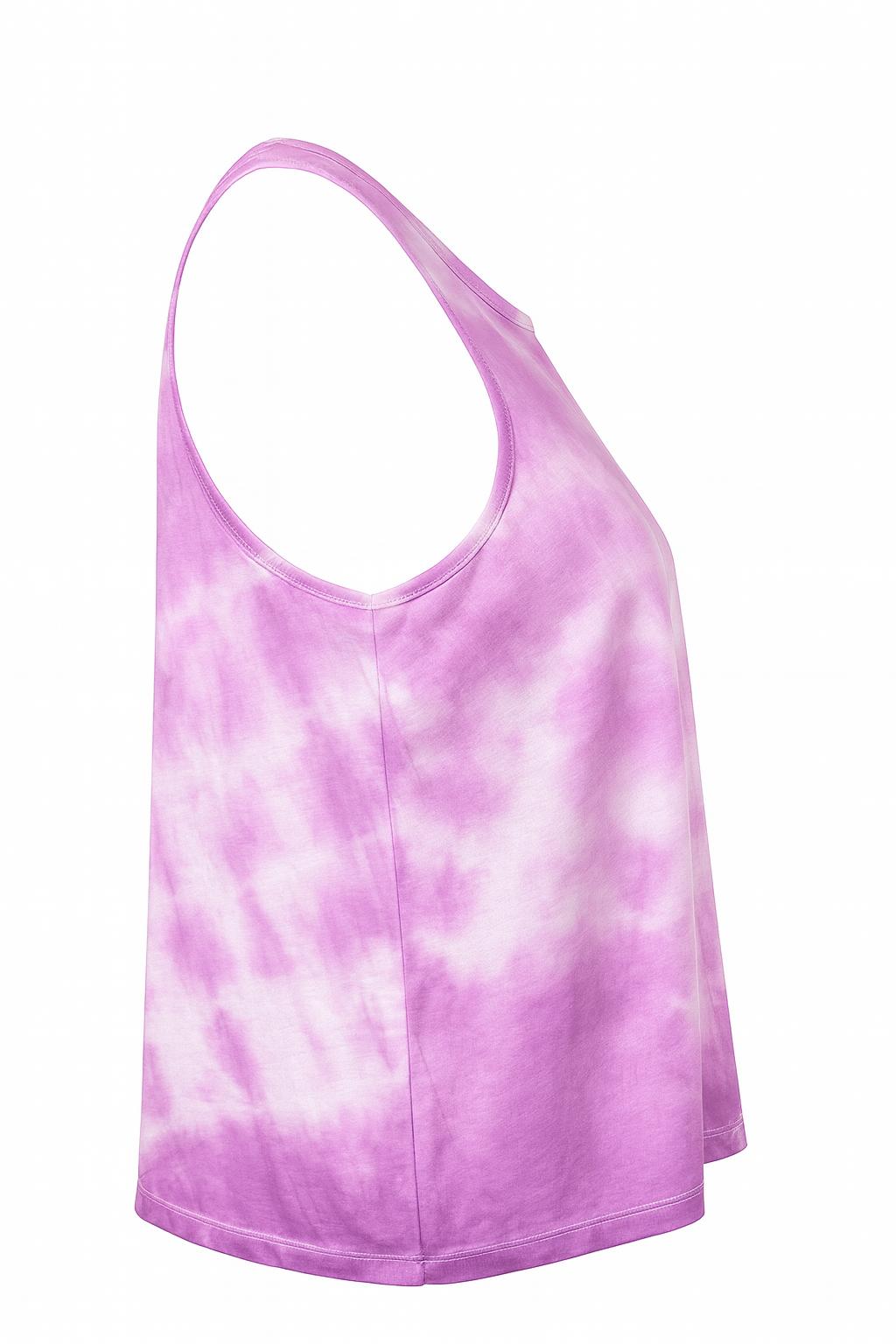 TAJ Tie Dye Crop Tank Top