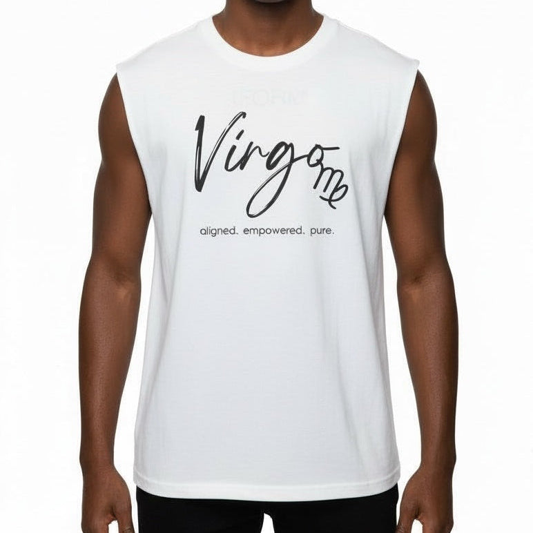 Star Sign Sleeveless Crew T-Shirt