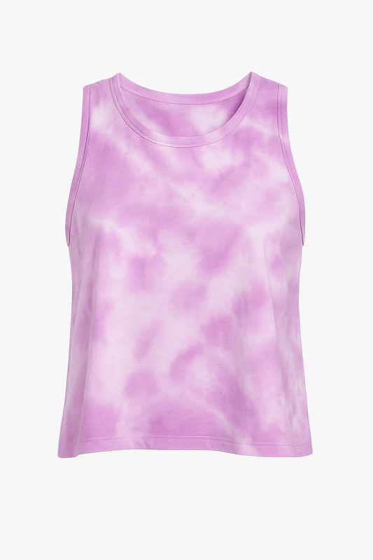 TAJ Tie Dye Crop Tank Top