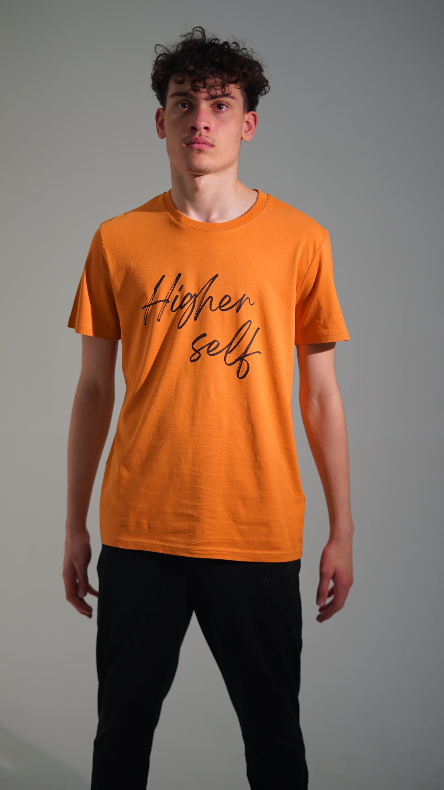 HIGHER SELF Print Unisex Crew T shirt