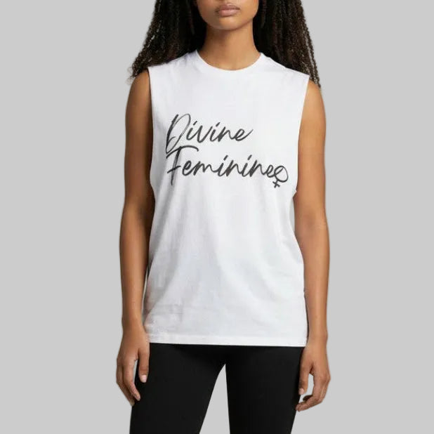 Divine Feminine  Sleeveless Crew T Shirt