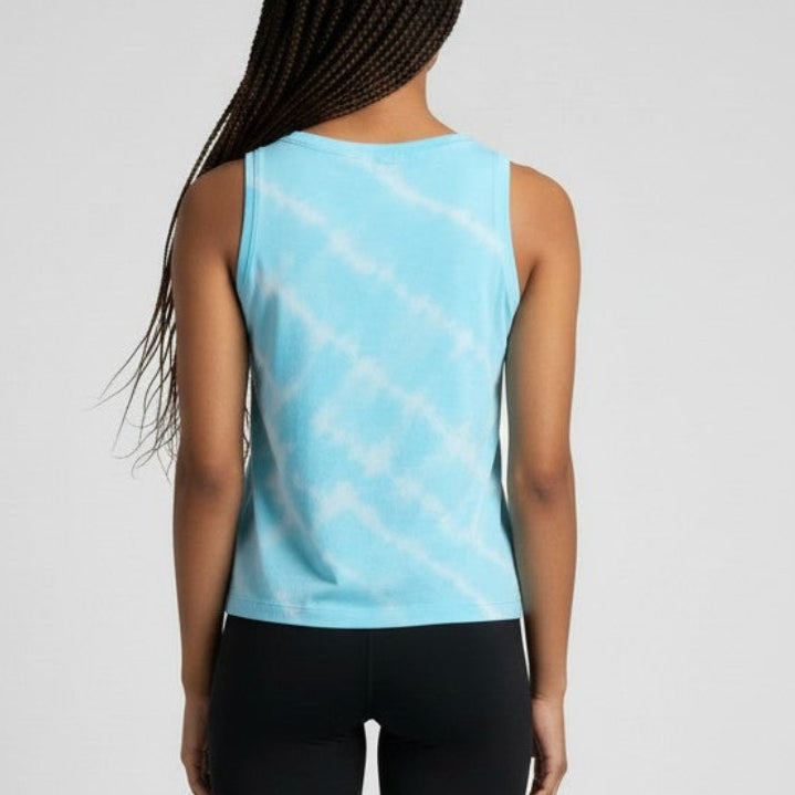 TAJ Tie Dye Crop Tank Top