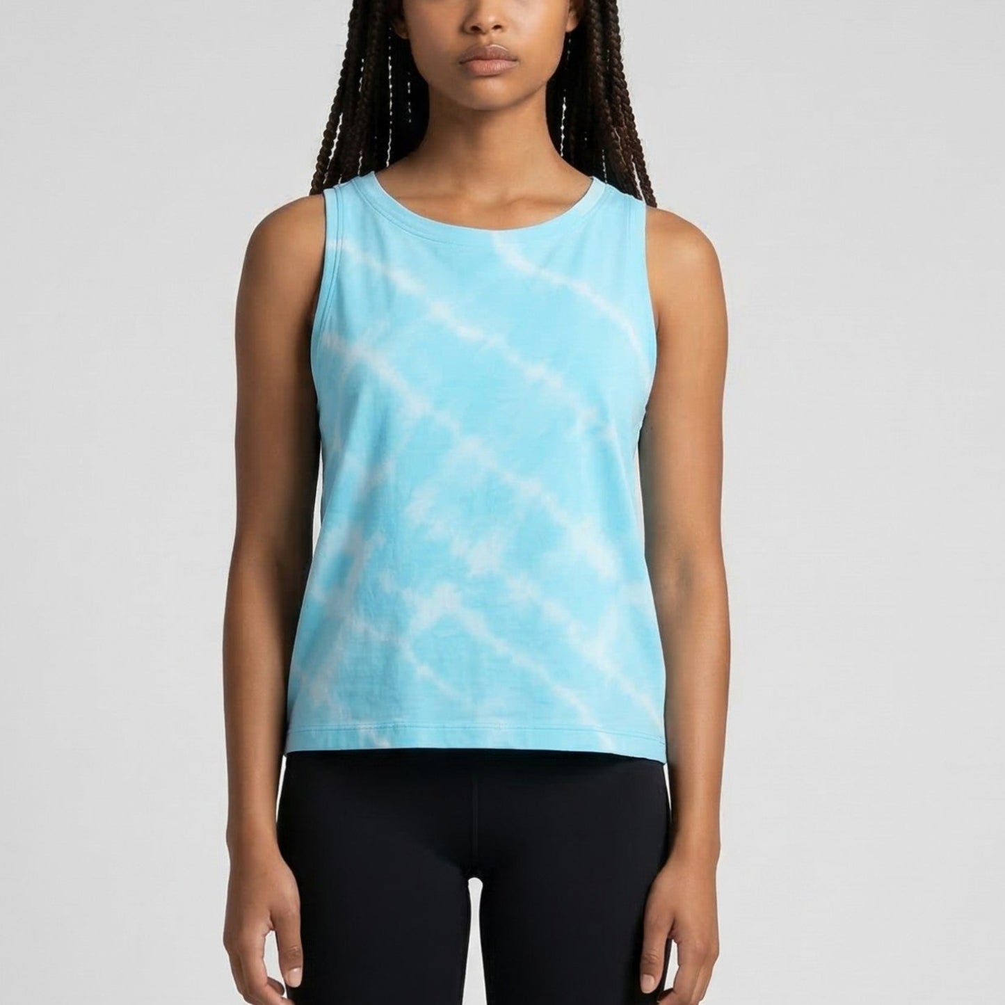 TAJ Tie Dye Crop Tank Top