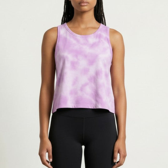 TAJ Tie Dye Crop Tank Top